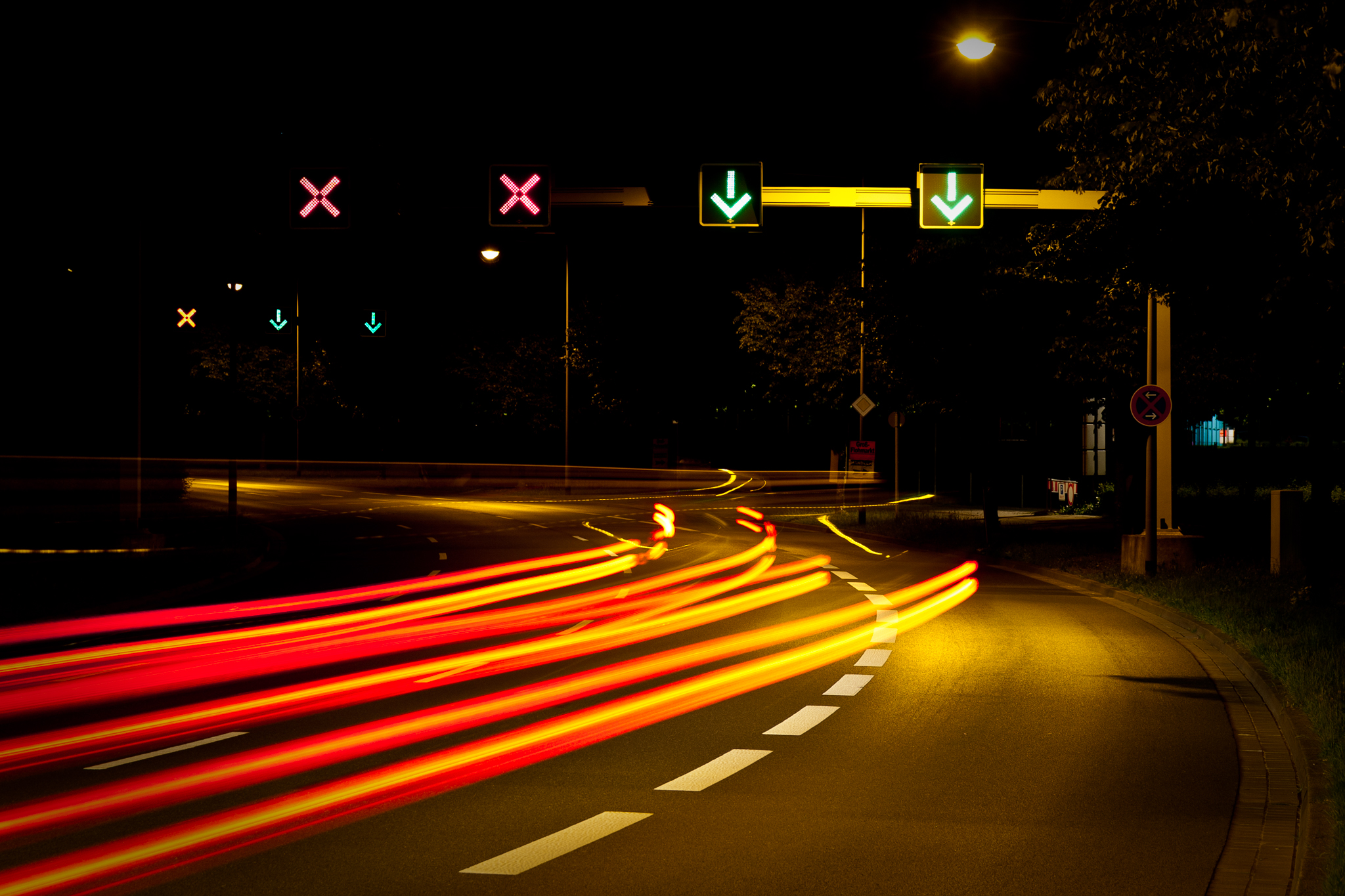 Straßenspuren