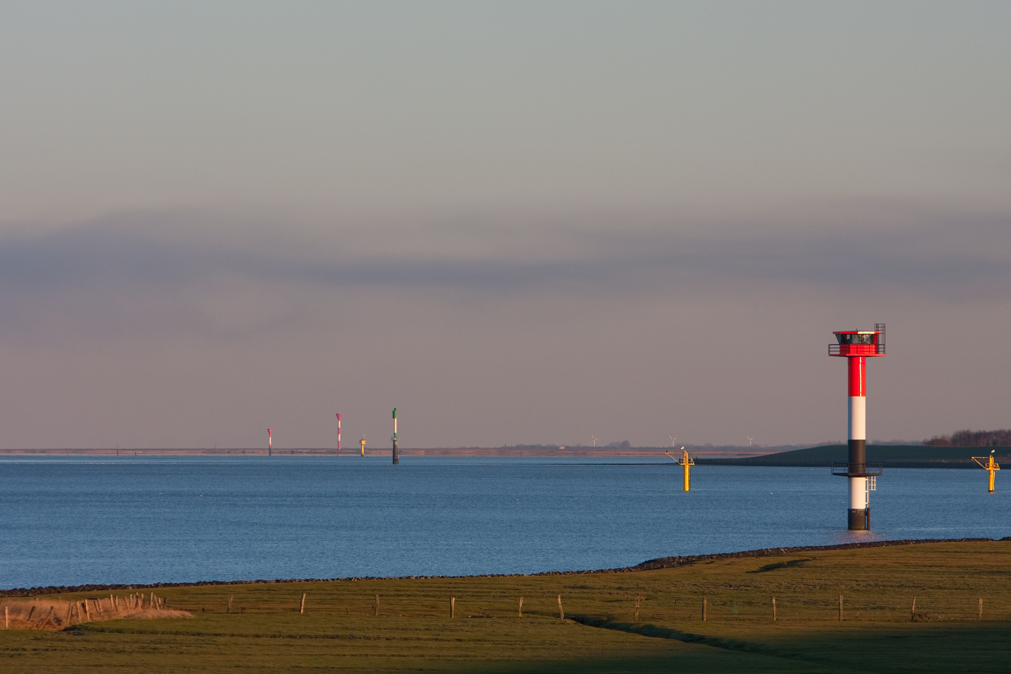 Elbe im Abendlicht